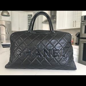 chanel overnight bag
